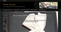 Desktop Screenshot of obeahwoman.com