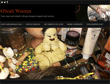 Tablet Screenshot of obeahwoman.com